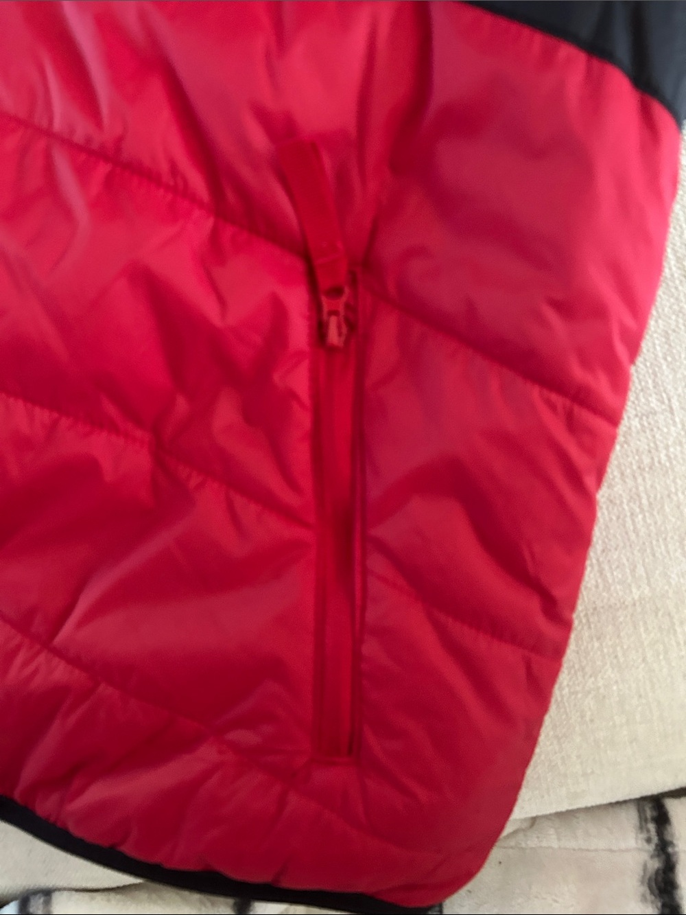 Eddie Bauer Reversible Jacket - Waterproof Lined Hooded, Black/Red, XL, NEW tags - Picture 7 of 9